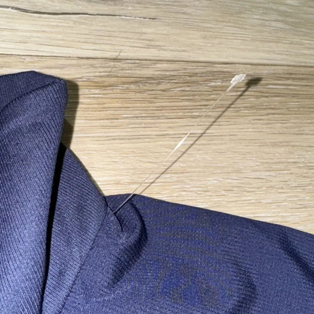 Under Armour Full Zip Track Jacket Men L Navy Blue Performance Active Mesh Lined - Picture 9 of 9